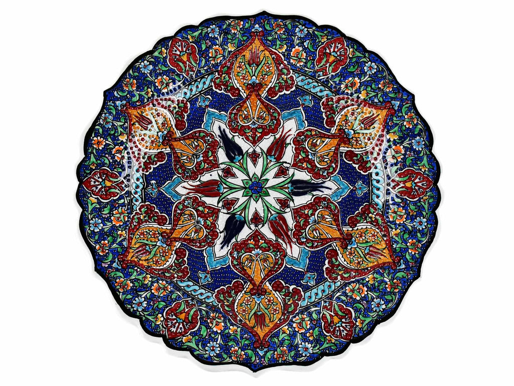 30 cm Turkish Ceramic Plate Ottoman Iznik Design 7 Ceramic Sydney Grand Bazaar 