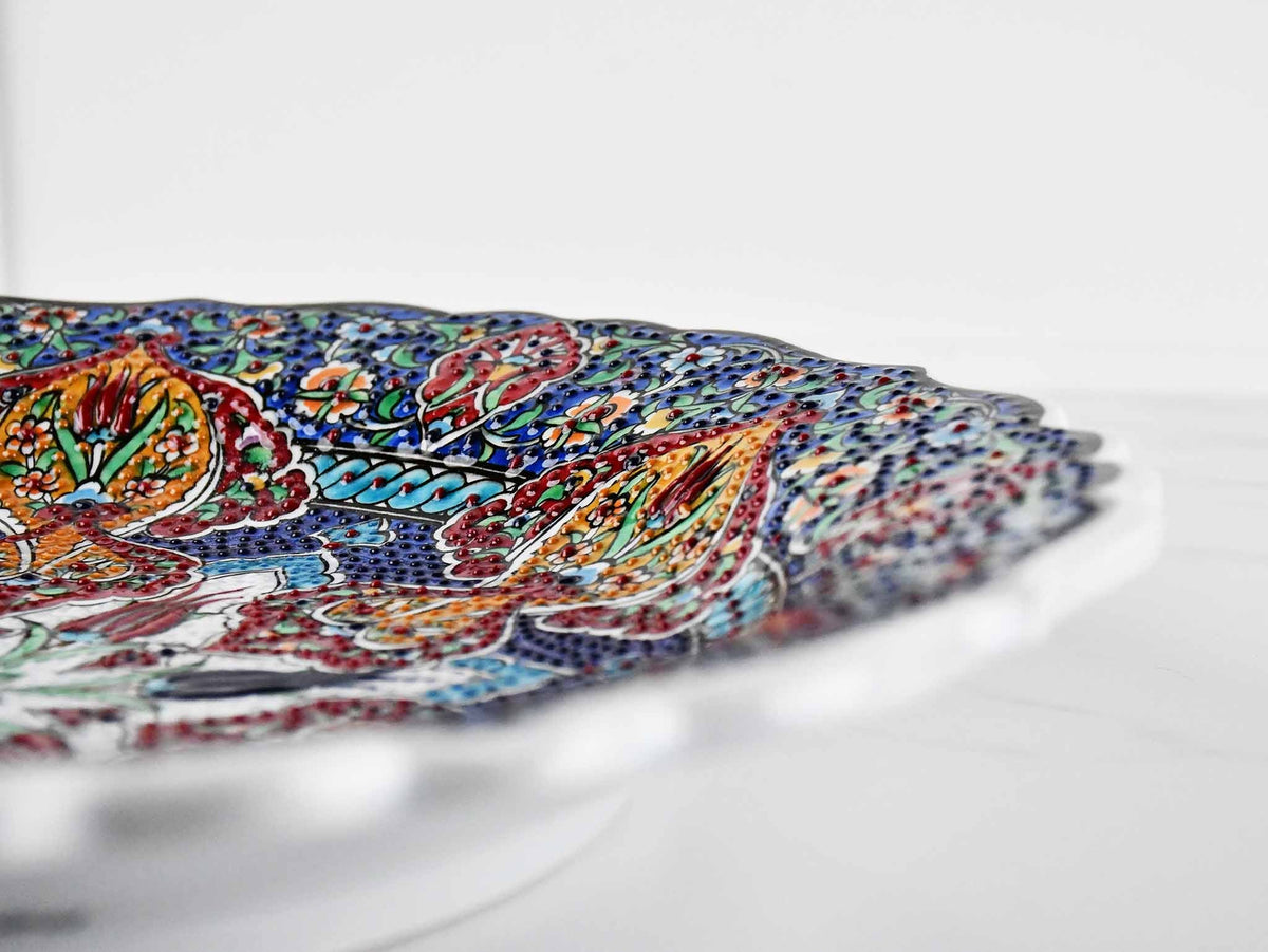 30 cm Turkish Ceramic Plate Ottoman Iznik Design 7 Ceramic Sydney Grand Bazaar 