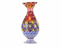 30 cm Turkish Ceramic Vase Dantel Red Blue Ceramic Sydney Grand Bazaar 