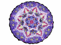 30 cm Turkish Plate Dantel Nimet Collection Purple Ceramic Sydney Grand Bazaar 1 