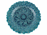 30 cm Turkish Plate Firuze Collection Turquoise Green Ceramic Sydney Grand Bazaar 2 