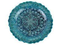 30 cm Turkish Plate Firuze Collection Turquoise Green Ceramic Sydney Grand Bazaar 3 