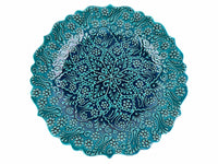30 cm Turkish Plate Firuze Collection Turquoise Green Ceramic Sydney Grand Bazaar 5 
