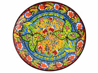 30 cm Turkish Plate Flower Collection Red Ceramic Sydney Grand Bazaar 2 
