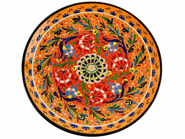 30 cm Turkish Plate Flower Collection Yellow Ceramic Sydney Grand Bazaar 1 