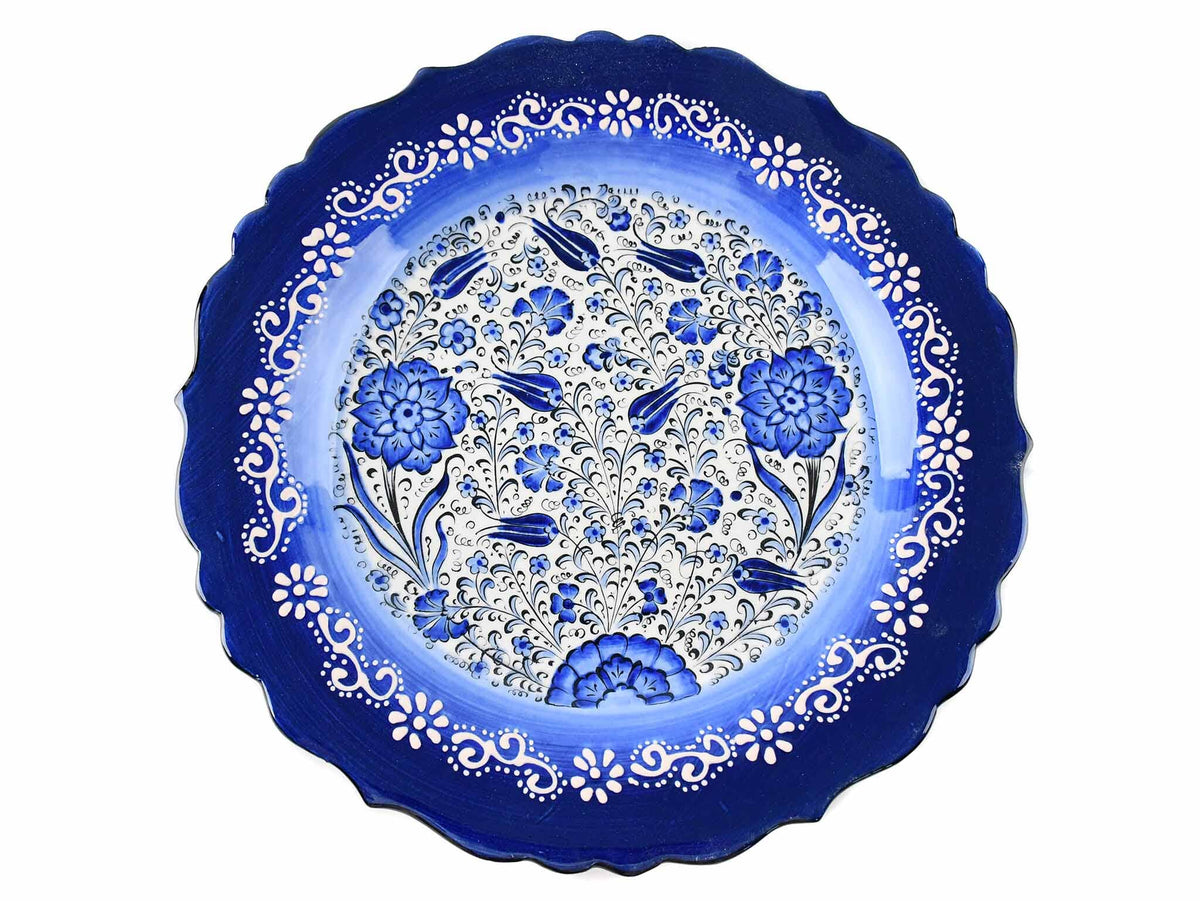 30 cm Turkish Plate New Millennium Collection Blue Ceramic Sydney Grand Bazaar 2 