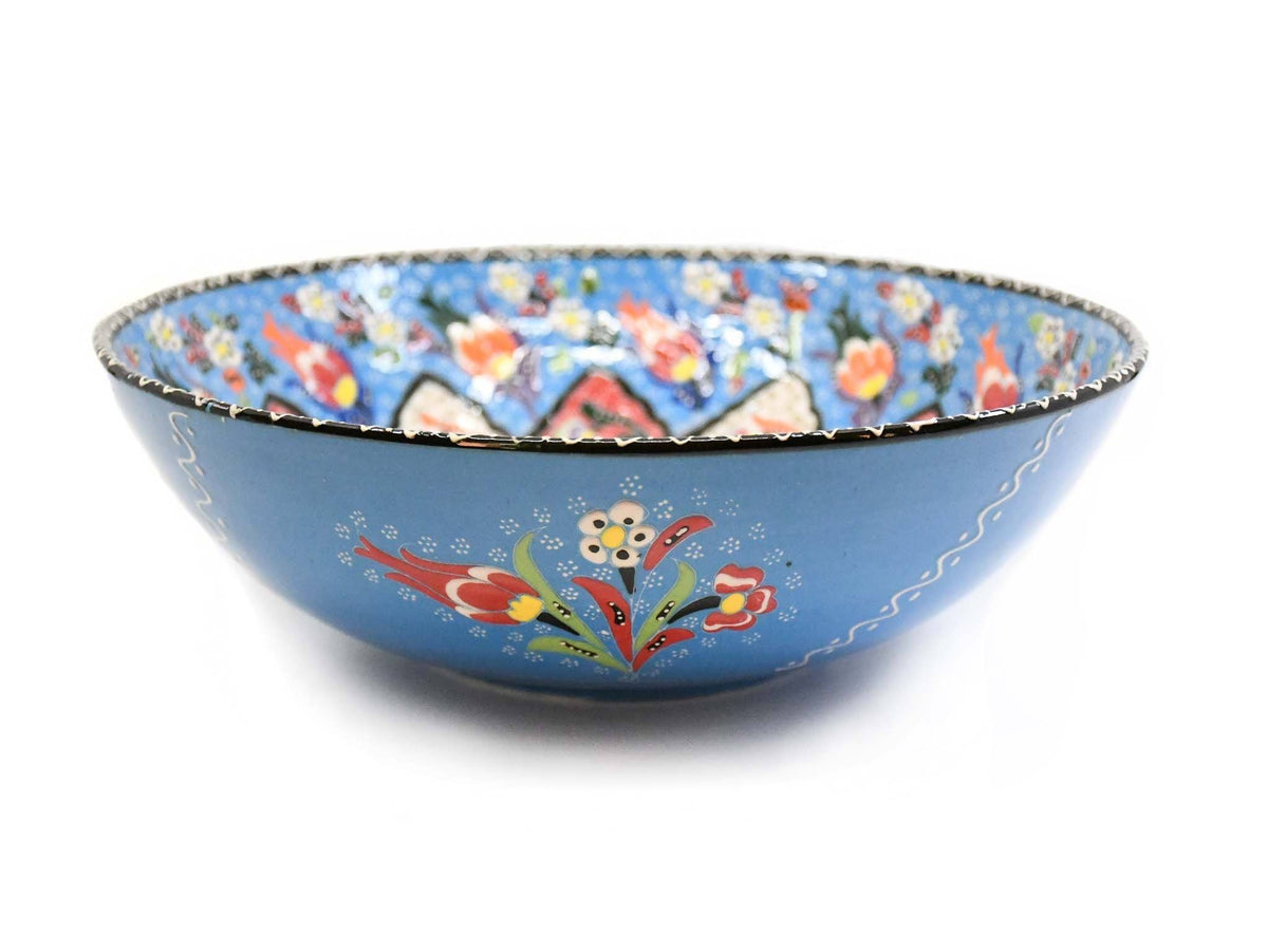 Turkish Bowls Tree of Life Light Blue Pink
