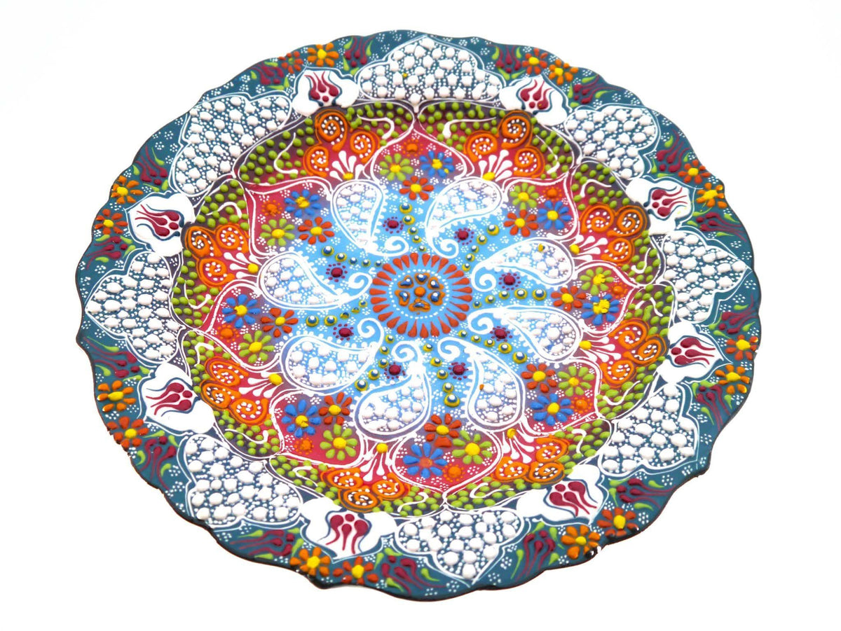 33 cm Turkish Plate Special Dantel Collection Mix