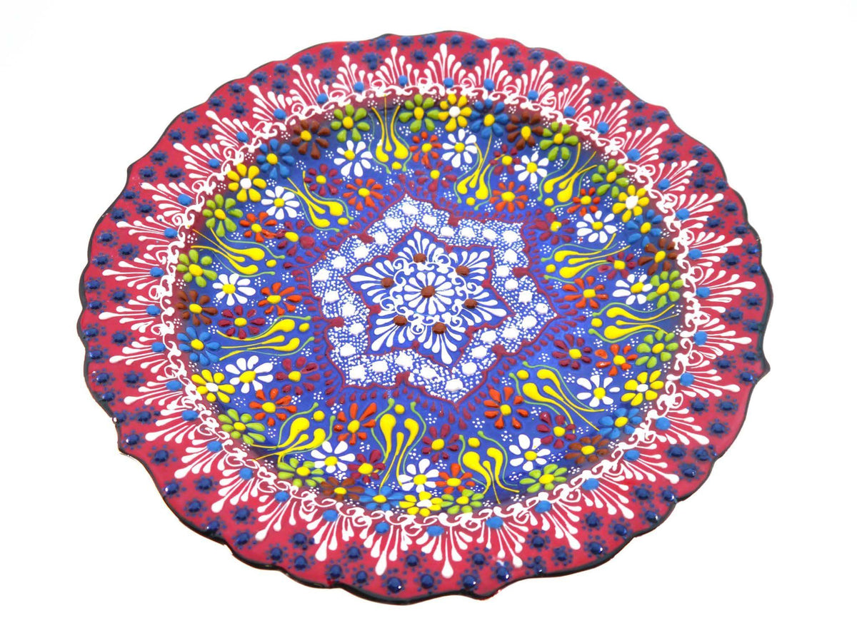 33 cm Turkish Plate Special Dantel Collection Mix