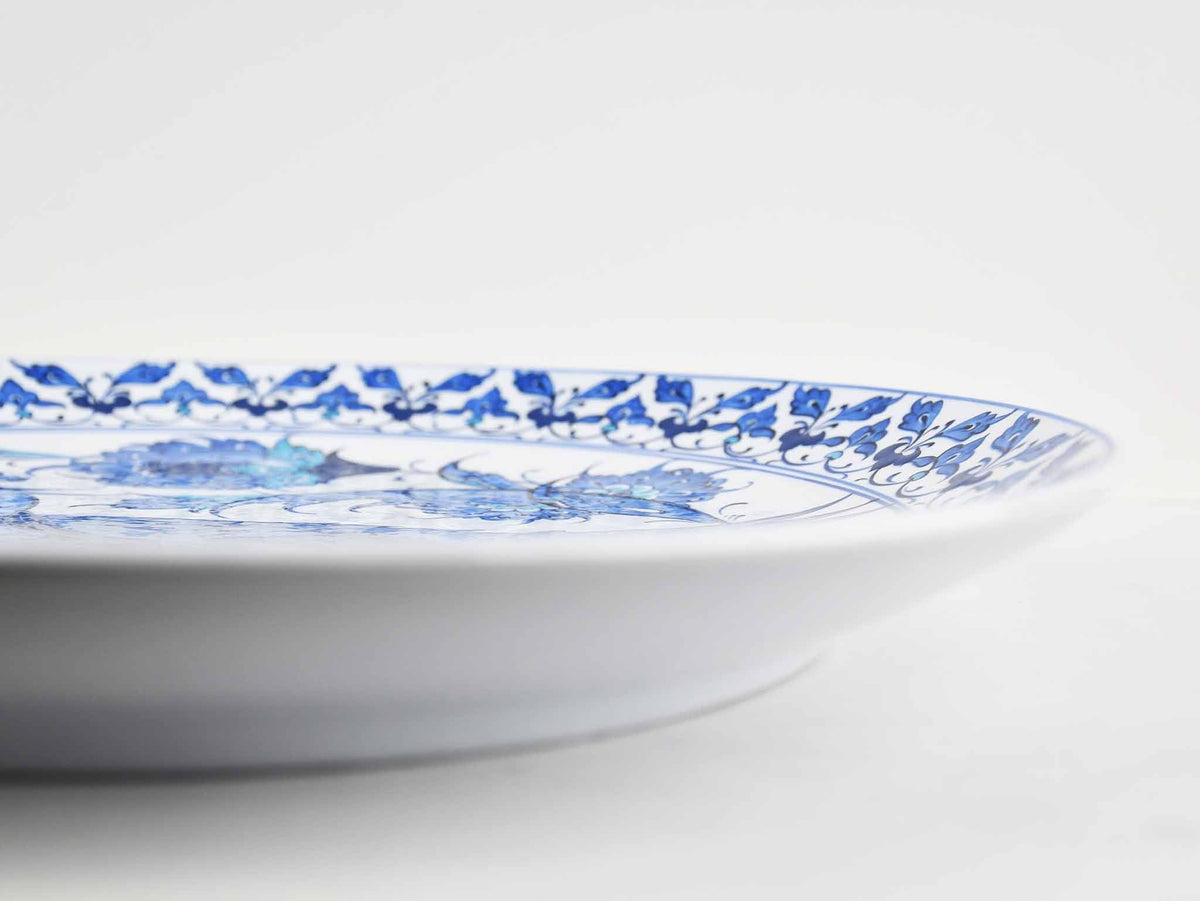 33 cm Turkish Plate Blue Iznik Collection Design 1 Ceramic Sydney Grand Bazaar 