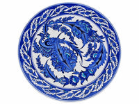 33 cm Turkish Plate Blue Iznik Collection Design 11 Ceramic Sydney Grand Bazaar 