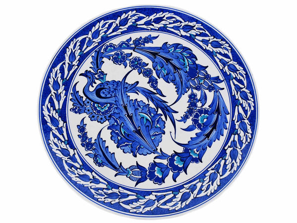 33 cm Turkish Plate Blue Iznik Collection Design 11 Ceramic Sydney Grand Bazaar 