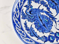 33 cm Turkish Plate Blue Iznik Collection Design 11 Ceramic Sydney Grand Bazaar 