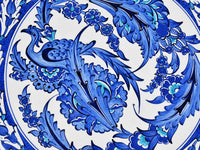 33 cm Turkish Plate Blue Iznik Collection Design 11 Ceramic Sydney Grand Bazaar 