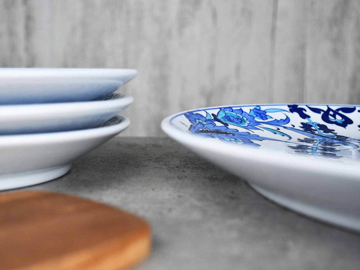 33 cm Turkish Plate Blue Iznik Collection Design 18 Ceramic Sydney Grand Bazaar 