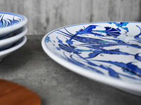 33 cm Turkish Plate Blue Iznik Collection Design 19 Ceramic Sydney Grand Bazaar 