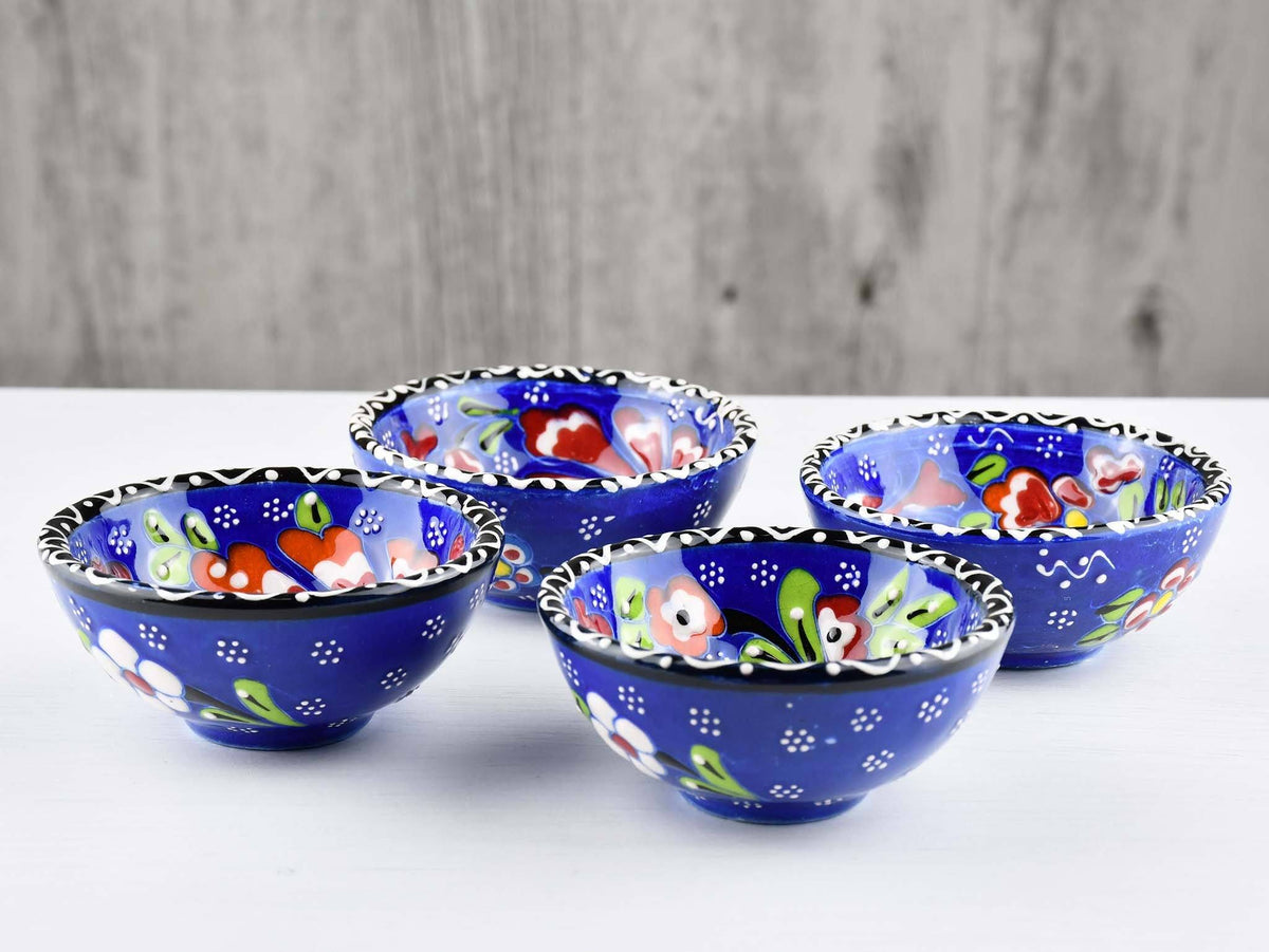 5 cm Turkish Bowl Flower Collection Set of 4 Ceramic Sydney Grand Bazaar 