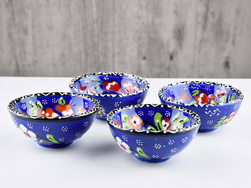 5 cm Turkish Bowl Flower Collection Set of 4 Ceramic Sydney Grand Bazaar 