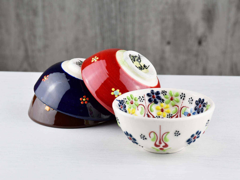 5 cm Turkish Bowls Dantel Collection Set of 4 Ceramic Sydney Grand Bazaar 