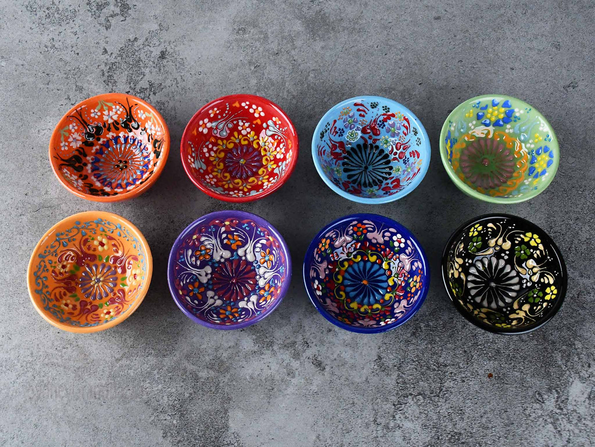 5 cm Turkish Bowls Dantel Collection Set of 8 Ceramic Sydney Grand Bazaar 