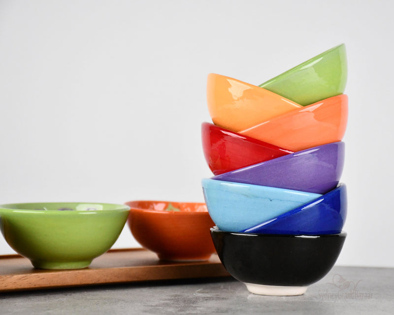 5 cm Turkish Bowls Dantel Set of 4 Ceramic Sydney Grand Bazaar 