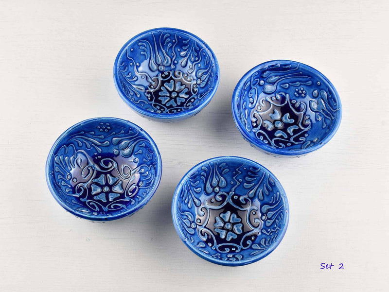 5 cm Turkish Bowls Firuze Collection Set of 4 Ceramic Sydney Grand Bazaar Set 2 