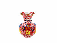 5 cm Turkish Ceramic Vase Dantel Red Ceramic Sydney Grand Bazaar Design 6 