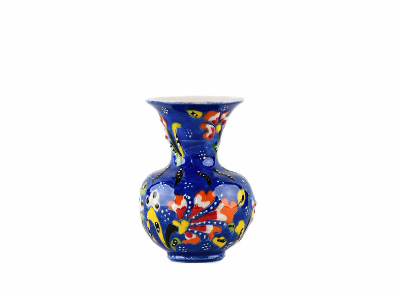 5 cm Turkish Ceramic Vase Flower Blue Ceramic Sydney Grand Bazaar Design 3 
