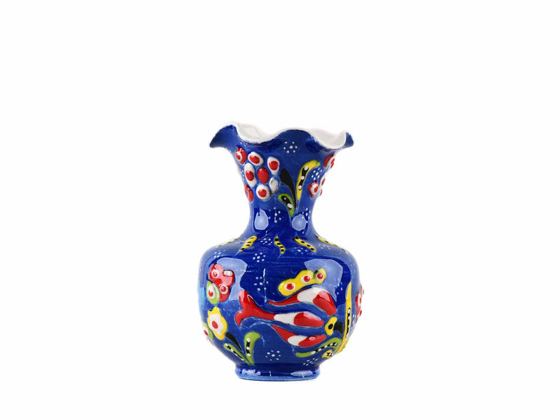 5 cm Turkish Ceramic Vase Flower Blue Ceramic Sydney Grand Bazaar Design 2 