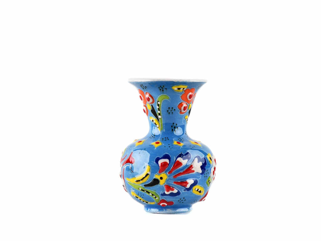5 cm Turkish Ceramic Vase Flower Light Blue Ceramic Sydney Grand Bazaar 