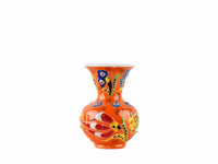 5 cm Turkish Ceramic Vase Flower Orange Ceramic Sydney Grand Bazaar Design 3 