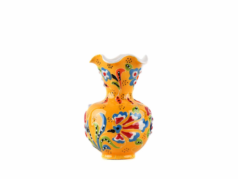 5 cm Turkish Ceramic Vase Flower Yellow Ceramic Sydney Grand Bazaar Design 1 