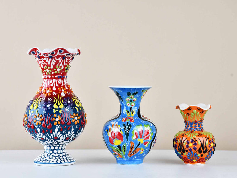 5 cm Turkish Ceramic Vase Flower Yellow Ceramic Sydney Grand Bazaar 