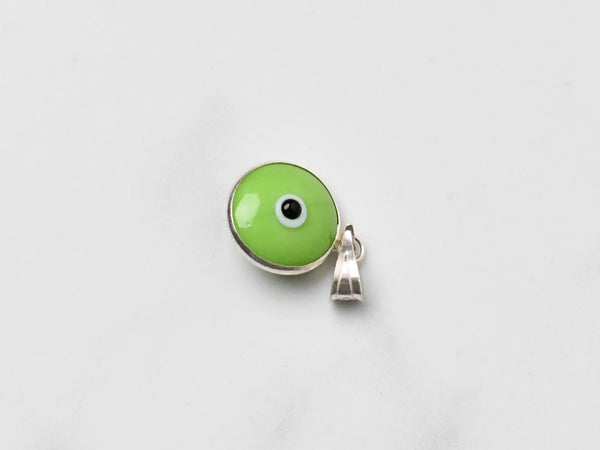 925 Silver Evil Eye Pendant Bright Green Evil Eye Sydney Grand Bazaar 