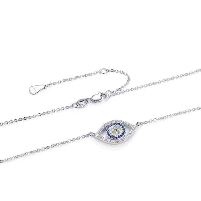 925 Silver Evil Eye Pendant Necklace Design 2 Evil Eye Sydney Grand Bazaar 