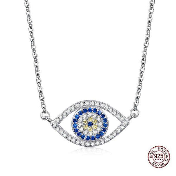 925 Silver Evil Eye Pendant Necklace Design 2 Evil Eye Sydney Grand Bazaar 