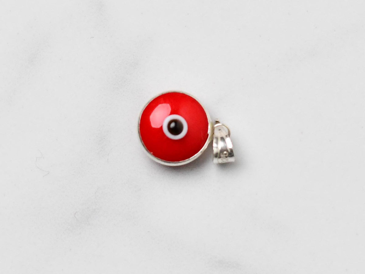 925 Silver Evil Eye Pendant Red Evil Eye Sydney Grand Bazaar 