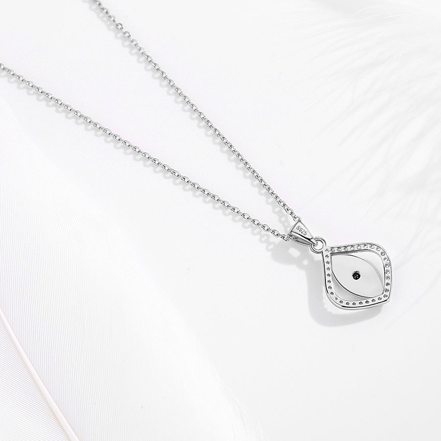 925 Silver Evil Eye Pendant Teardrop Necklace Evil Eye Sydney Grand Bazaar 