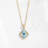 925 Silver Evil Eye Pendant Teardrop Necklace Gold Evil Eye Sydney Grand Bazaar 