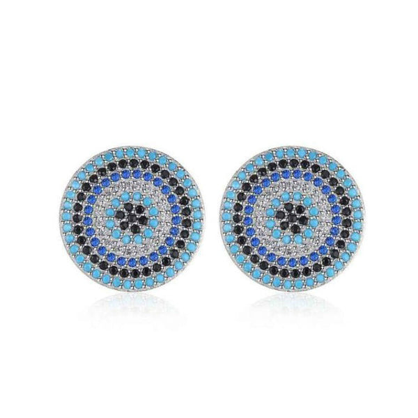 925 Silver Evil Eye Turquoise Earring Pair Evil Eye Sydney Grand Bazaar 