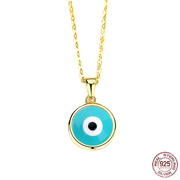 925 Silver Turquoise Evil Eye Pendant Necklace Evil Eye Sydney Grand Bazaar 