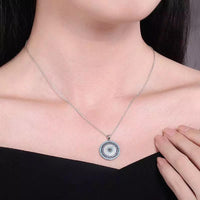 925 Turquoise Evil Eye Silver Pendant Necklace Evil Eye Sydney Grand Bazaar 