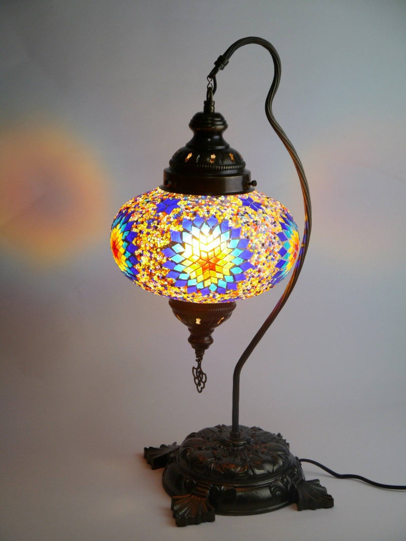 Turkish mosaic lamp large