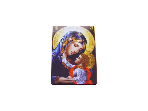 Christian Iconography Magnets Virgin Mary and Jesus