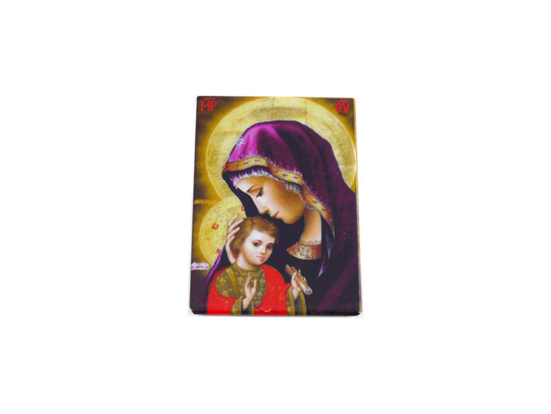 Christian Iconography Magnets Virgin Mary and Jesus