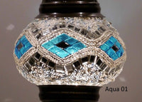Turkish Mosaic Glass Shade Patterns and Colours