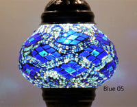 Turkish Mosaic Glass Shade Patterns and Colours