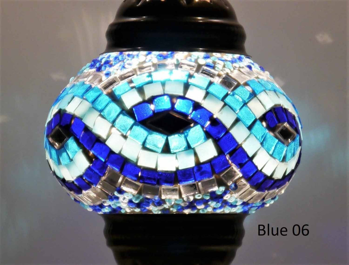Turkish Mosaic Glass Shade Patterns and Colours