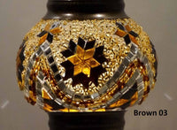 Turkish Mosaic Glass Shade Patterns and Colours