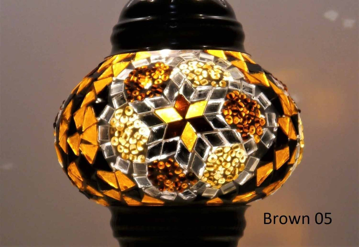 Turkish Mosaic Glass Shade Patterns and Colours